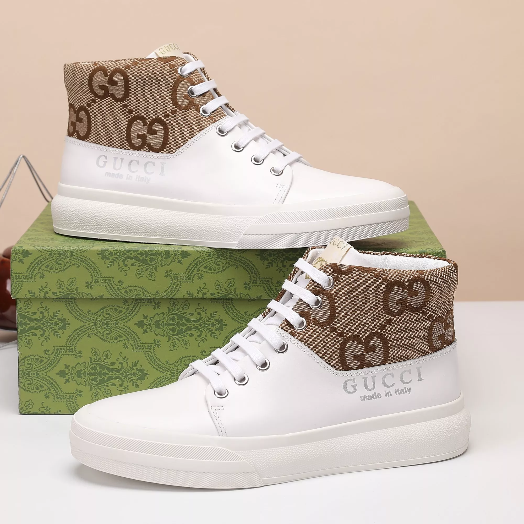 gucci high tops chaussures pour homme s_12b67a02